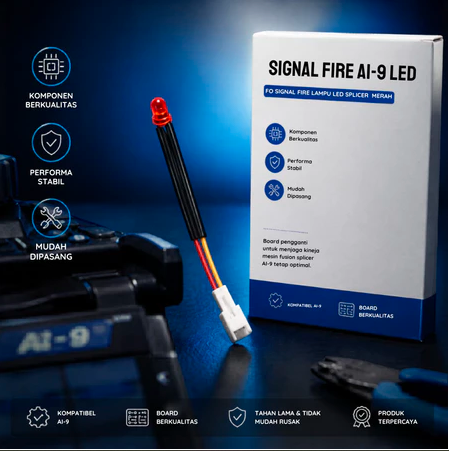 FO - Signal Fire Lampu LED Splicer Signal Fire AI-9 Merah