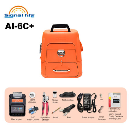 Splicer AI-6C+ Signal Fire 6C Plus Motor Fiber Optical Automatic Fusion