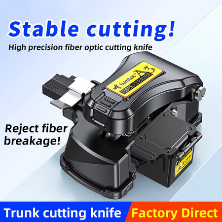 FO - TUMTEC A3 Cleaver Fiber Optic Automatic High Precision Pemotong Kabel Optik Otomatis