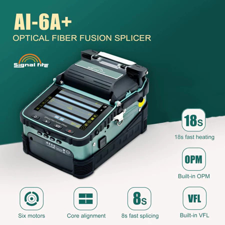 FO - Signal Fire AI-6A+ FTTH Fiber Optical Automatic Fusion Splicer Optik