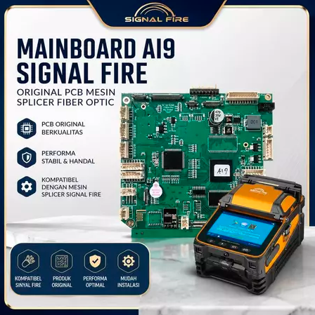 FO - Mainboard AI9 Signal Fire Original PCB Mesin Splicer Fiber Optic